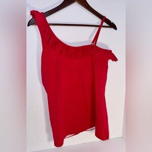 Lime Ricki red tankini top XXL